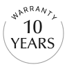 Warranty 10 years